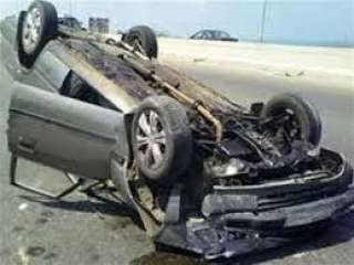 إصابة شخص في انقلاب سيارة...