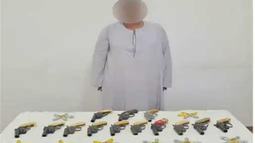 سقوط تاجر أسلحة نارية وذخائر...