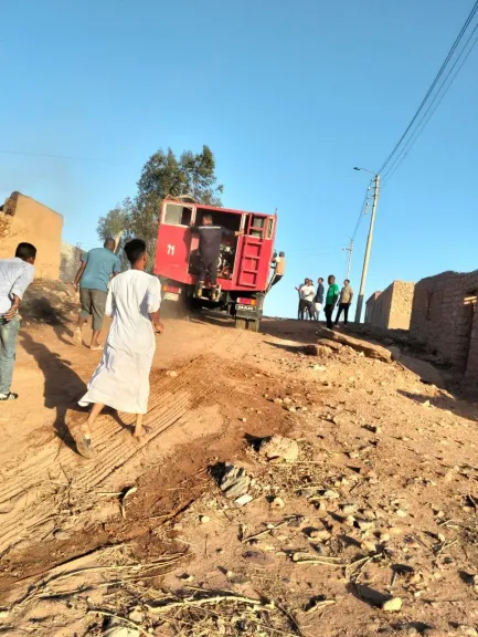 صورة من الحريق