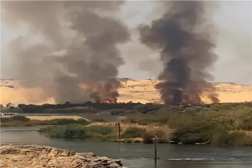 صورة من الحريق