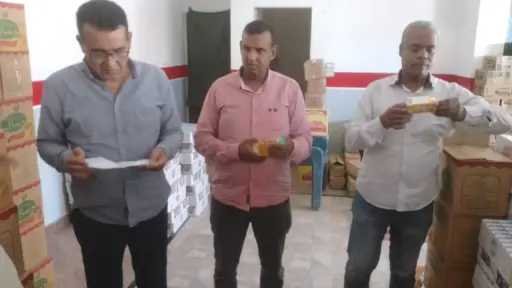ضبط 60 مخالفة تموينية بمراكز...