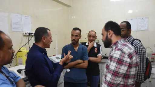 زيارة مفاجئة لـ  نائب...
