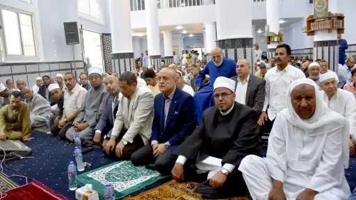 بالصور.. محافظ الأقصر يفتتح مسجد...