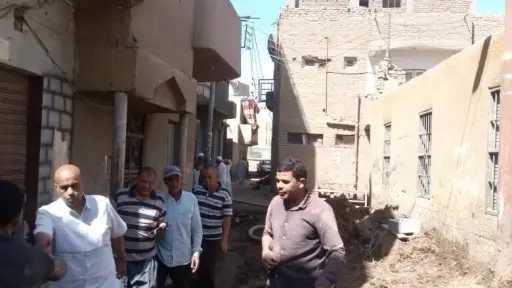رئيس مدينة الزينيه بالأقصر يتابع...