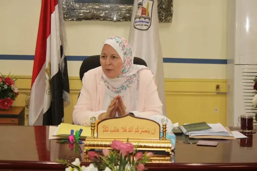أمل الهواري وكيل وزارة التربية والتعليم ببني سويف