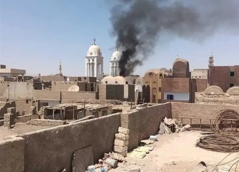 صورة من الحريق