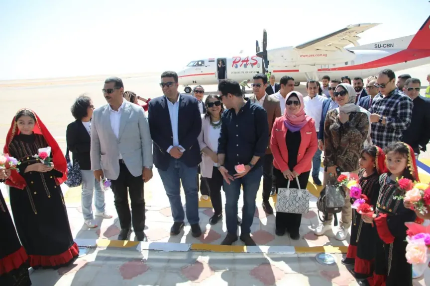 نواب المحافظين يزورون الوادي الجديد