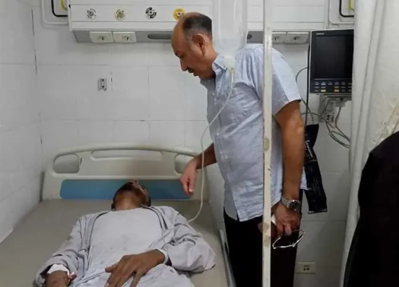 رئيس مدينة القصير يطمئن علي المصابين