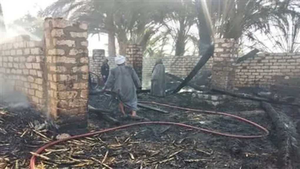 صورة من الحريق