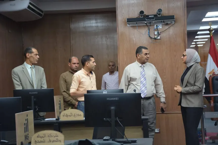 جولة نائب محافظ الوادي الجديد