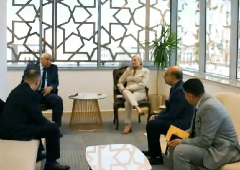 وزيرة البيئة و محافظ الوادي الجديد