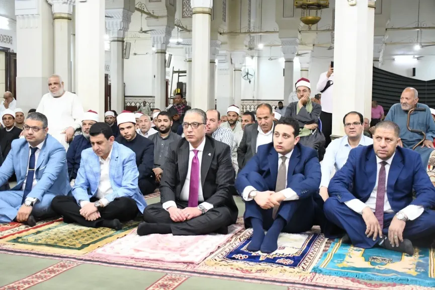 محافظ الفيوم يشهد الاحتفال بالعام الهجري الجديد بمسجد ناصر الكبير