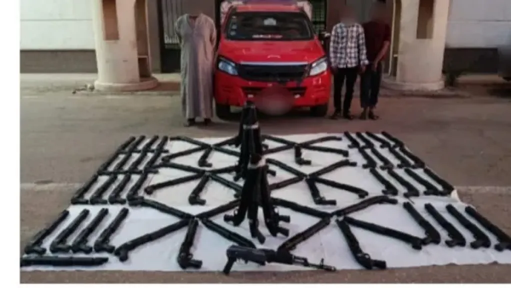 المضبوطات والمتهمين