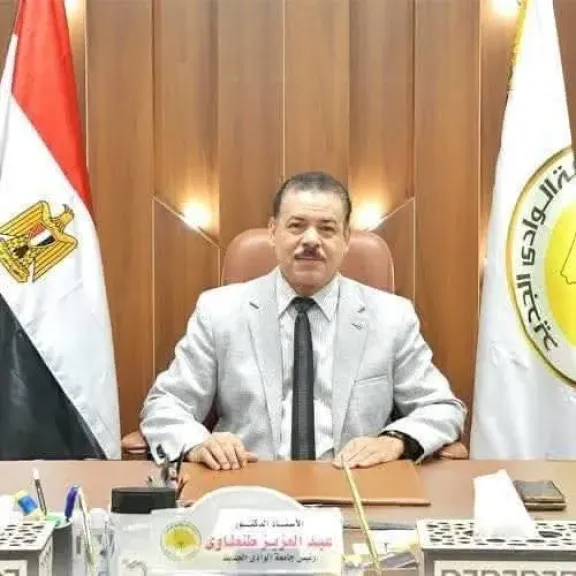 الدكتور عبد العزيز طنطاوي، رئيس جامعة الوادي الجديد