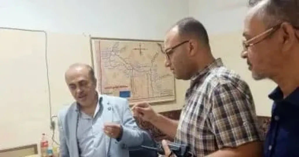 وكيل صحة الوادى الجديد يتفقد غرفة الطوارئ الرئيسية