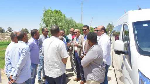 محافظ الأقصر يتفقد طريق المعاهدة...