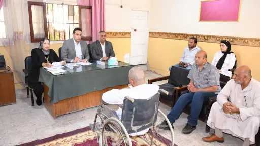 نائب محافظ الفيوم يبحث مشاكل...