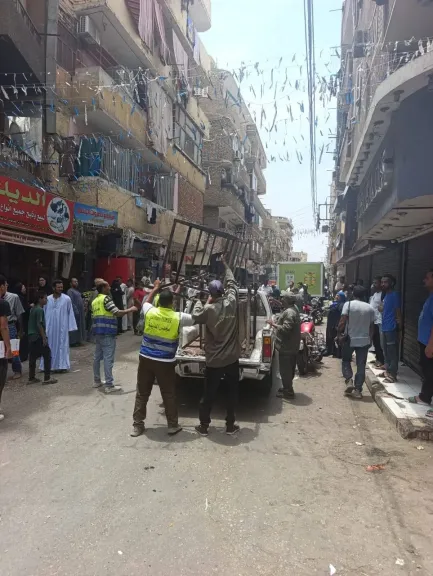 حملة مكبرة لرفع الإشغالات وإزالة التشوهات البصرية بشوارع مدينة الأقصر