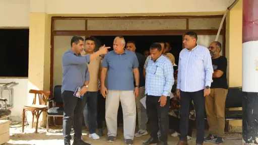 الزملوط يتفقد أعمال إنشاء المركز...
