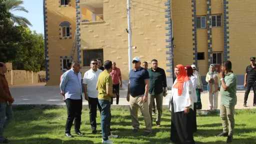 بالصور.. محافظ الوادي الجديد يتابع...