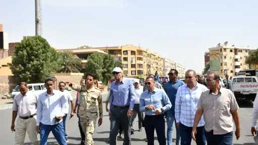 جولة لـ محافظ أسوان ميدانية...