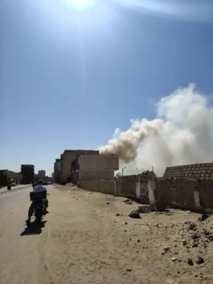 صورة من الحريق