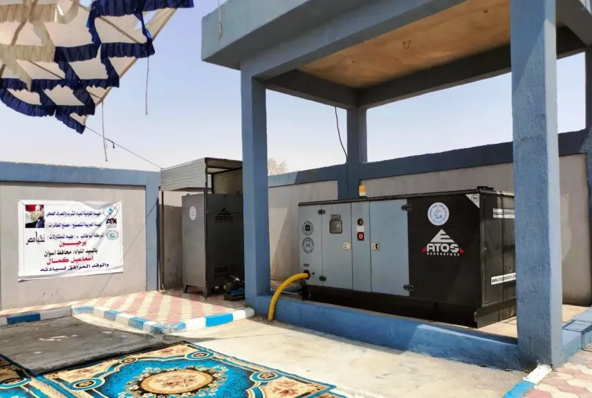 مشروع الصرف الصحى بقرية الشراونة بـ إدفو