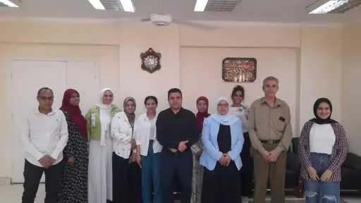 رئيس مدينة الطود بالأقصر يستقبل...