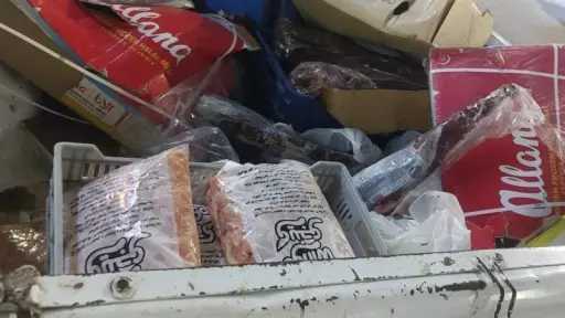 ضبط 230 كيلو لحوم ودواجن...