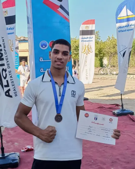 أحد أبطال المشروع القومي للموهبة بأسيوط