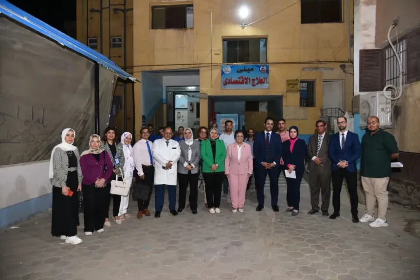 ائب وزير الصحة تتفقد مستشفى سوهاج العام