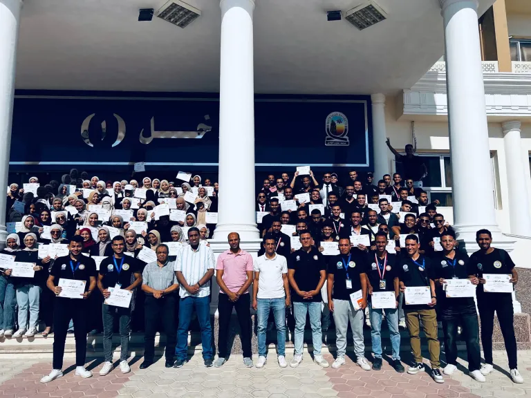 ختام فعاليات ملتقى اتحاد طلاب كليات جامعة جنوب الوادي