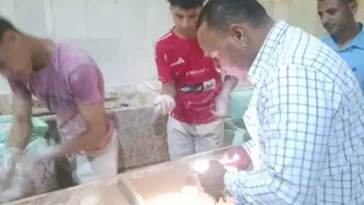 ضبط أغذية غير صالحة للاستهلاك...