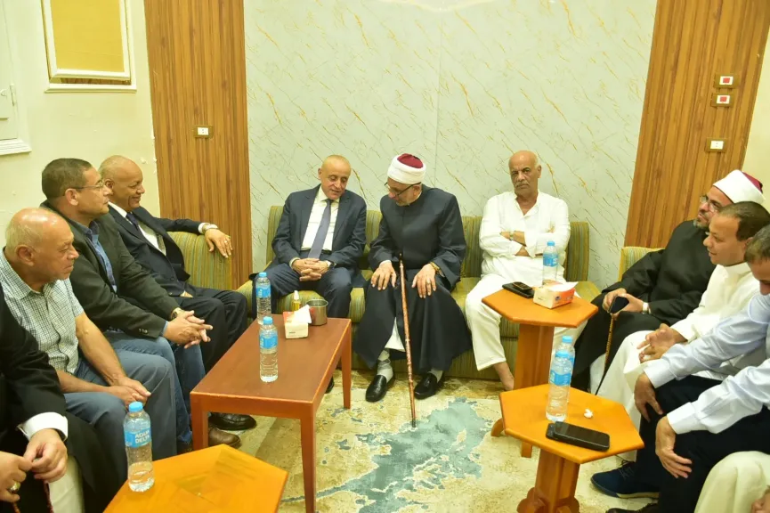 محافظ الأقصر يشارك في احتفالية المولد النبوي بالساحة الرضوانية