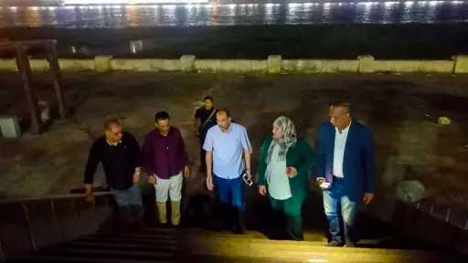 في جولة ميدانية مسائية مفاجئة..محافظ...