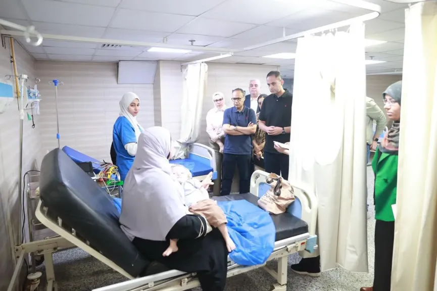 جولة نائب وزير الصحة في المنيا