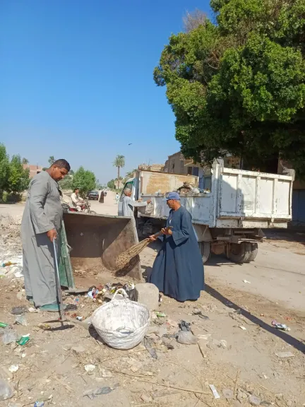 تكثيف حملات النظافة الدورية بقرية أولاد نجم بهجورة