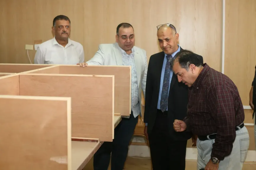 رئيس جامعة جنوب الوادي يتفقد مركز الاختبارات الإلكترونية
