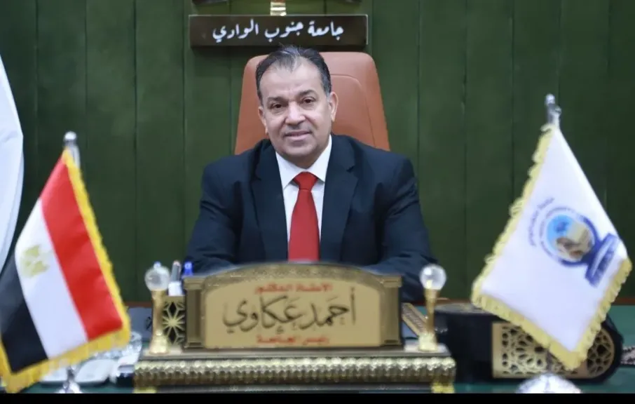 الدكتور أحمد عكاوي، رئيس جامعة جنوب الوادي