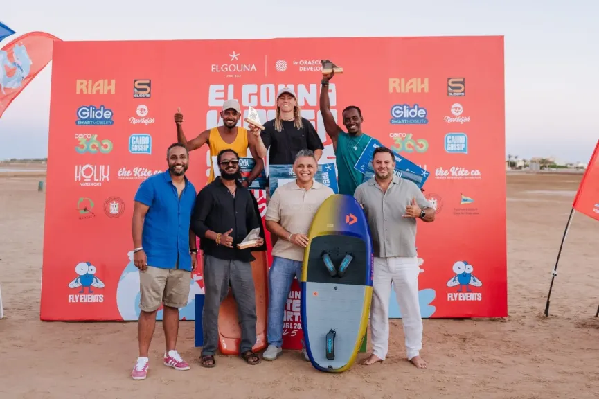 انطلاق مهرجان الجونة للألعاب المائية"wakeboard kite surf "