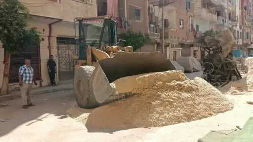 حملة لرفع إشغالات بناء تعرقل...