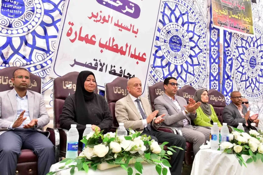 محافظ الأقصر يتفقد مشروعات تطوير الكورنيش وطريق الخور بإسنا