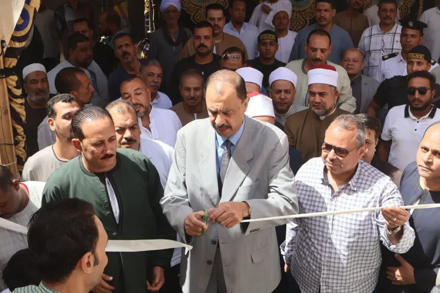 محافظ سوهاج يفتتح مسجد "سيدي ابو الهوي " بـ  طهطا