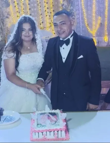 الزميل مهاب المناهري يهنئ العروسين ماير سامي ومارينا عماد بالزفاف السعيد