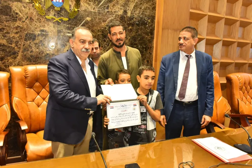 تكريم المواطن ميخائيل عياد