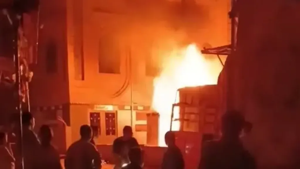 صورة من الحريق
