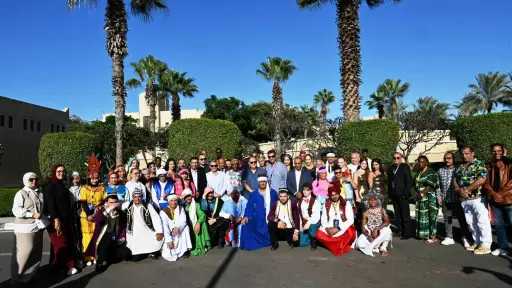 مشاركة متميزة لفرقة أسوان للفنون...