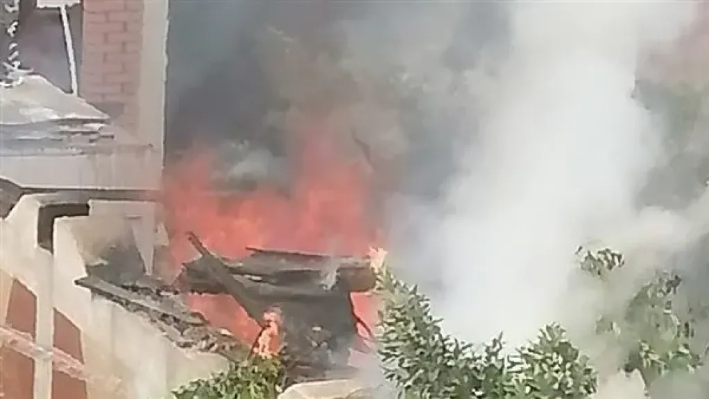 صورة من الحريق