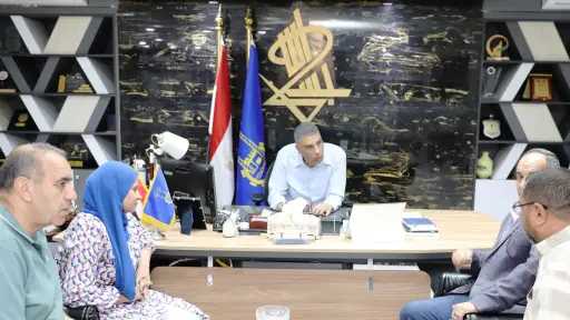 محافظ أسوان يترأس الإجتماع التنسيقى...