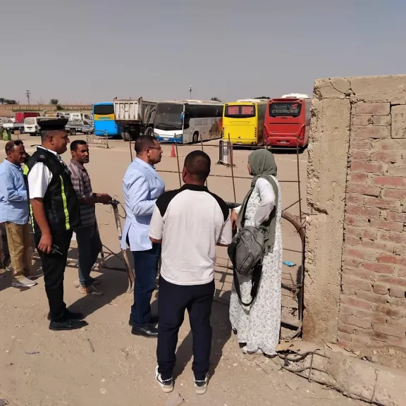 جولة سكرتيرمساعد الأقصر